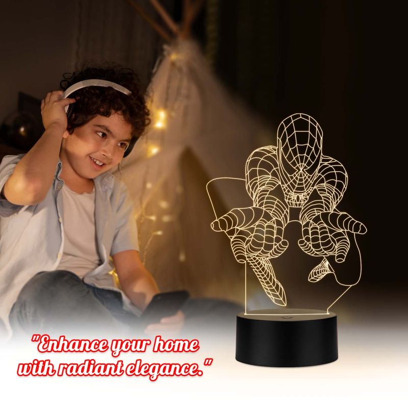 Spider-Man Character Design Night Lamp